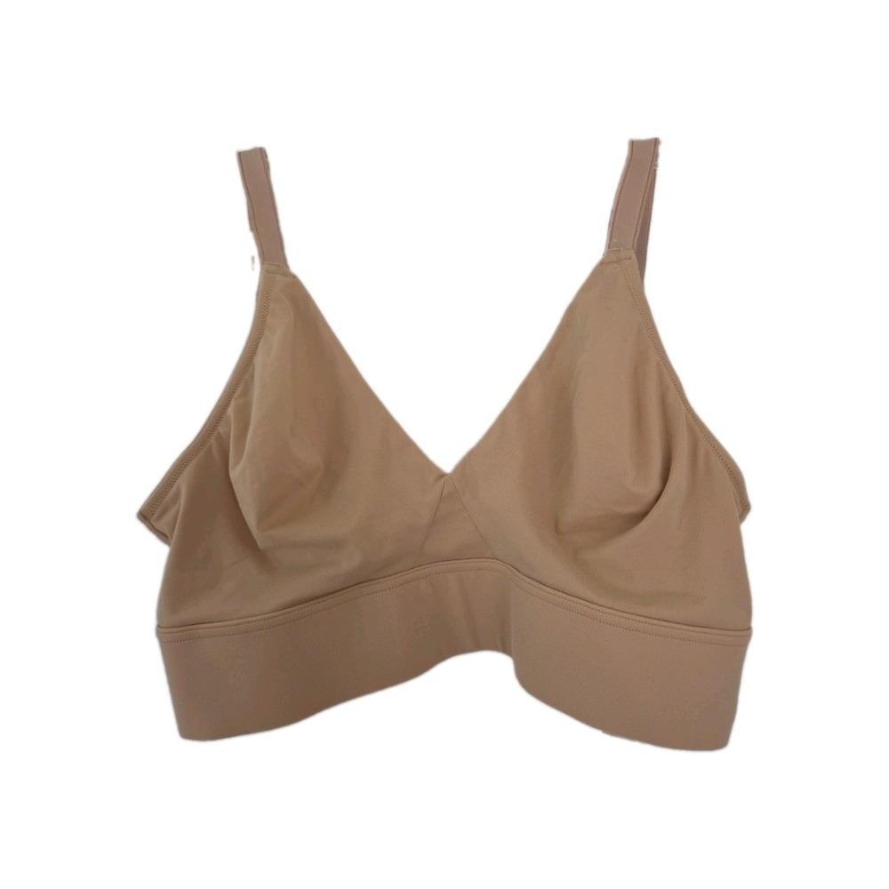 Soma Embraceable Wireless Womens LARGE Nude
